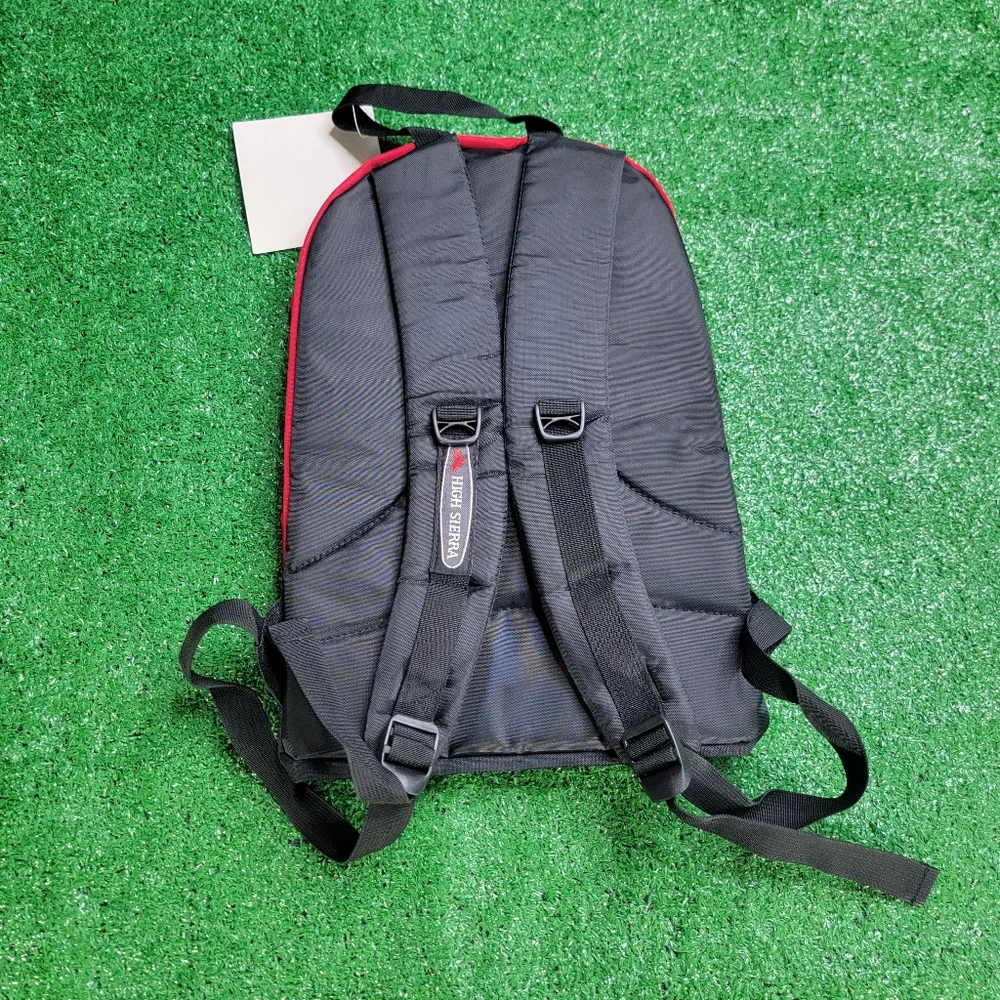 High Sierra USA Ski Team Small Backpack Red Black 16in L X 11in W Dannon New